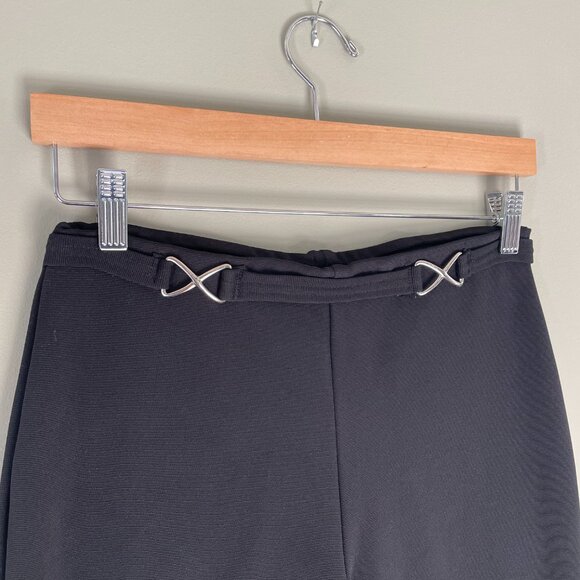 90's y2k Black Capri pants (size med large) - Picture 4 of 6